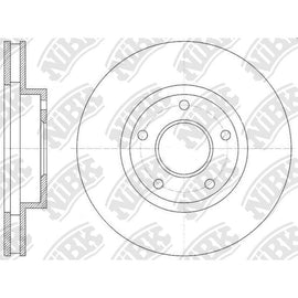 Front Rotors For Chevrolet Nissan NIBK RN2194V