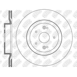 Front Rotors For Hyundai Kia NIBK RN2206V