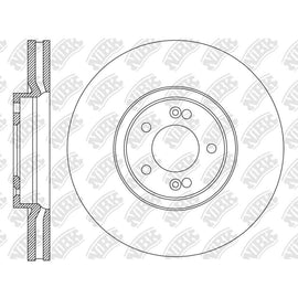 Front Rotors For Hyundai NIBK RN2287V