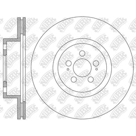 RN2307V Front Rotors For Toyota