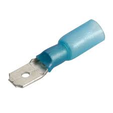 Narva Crimp Terminal Male Blade Blue Terminal Entry 6.3 X 0.8mm Polycarbonate 50Pk