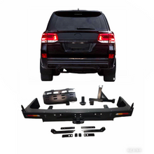 Load image into Gallery viewer, New Heavy Duty Steel 4x4 Rear Bumper Kit with Protection for Prado 200 Series 2008-2020 200 Upgrade 4WD