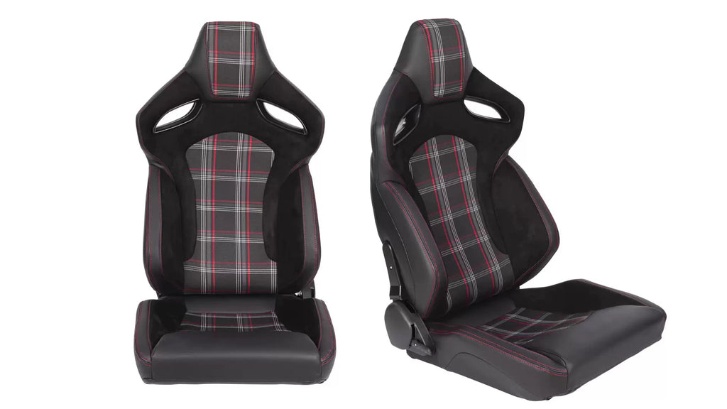 SEAT-037 Universal Jiabeir 9007 Red Special Fabric Adjustable Bucket