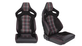 SEAT-037 Universal Jiabeir 9007 Red Special Fabric Adjustable Bucket