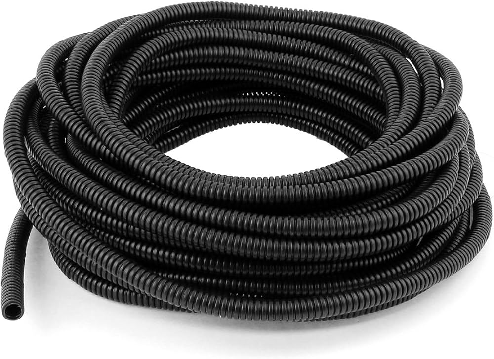 OEX Convoluted Tubing Heavy Duty ID:6.2mm OD:10mm - Length 50m