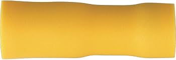 OEX Crimp Terminal Female Bullet Yellow Terminal Size 5mm Vinyl 8 Pce