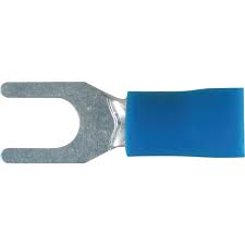 Narva Crimp Terminal Spade Blue Terminal Entry 4.3mm Vinyl 100 Pce