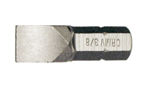 5/16" Hex Slotted Insert Bit, 30mm