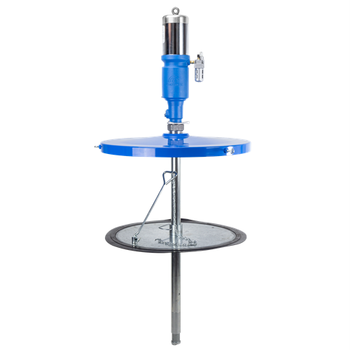 Heavy Duty Air Operated Grease Pump with Lid & Follower