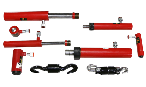 7 Piece Hydraulic Push & Pull Ram Kit
