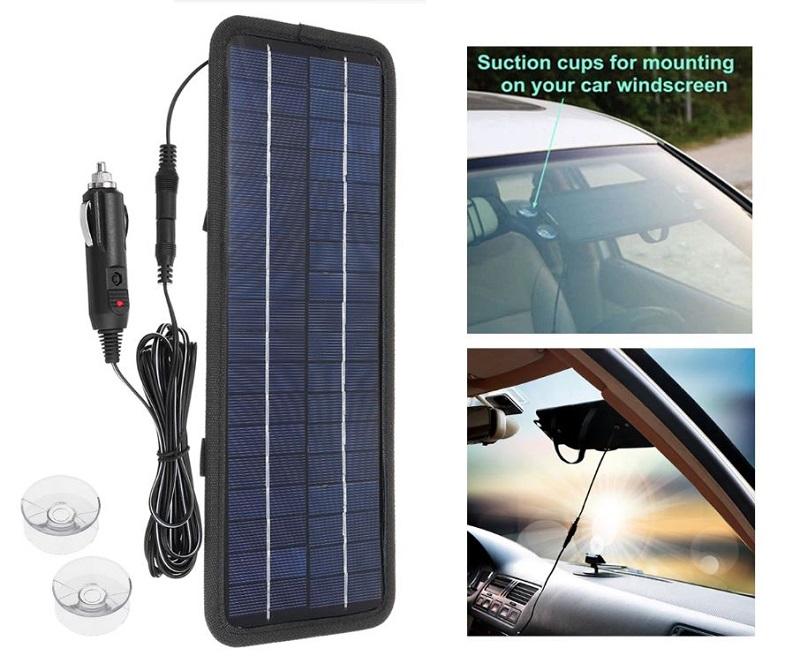 12V Solar Car Battery Charger – Eco-Friendly Battery Maintainer