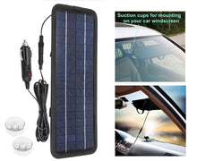 Load image into Gallery viewer, 12V Solar Car Battery Charger – Eco-Friendly Battery Maintainer