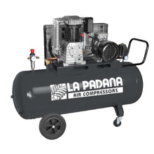 Load image into Gallery viewer, 270L La Padana Portable Industrial Piston Compressor