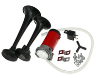 Load image into Gallery viewer, Dual Air Horn 12V Dixie Hazzard Horn Set Super Loud Car Horns