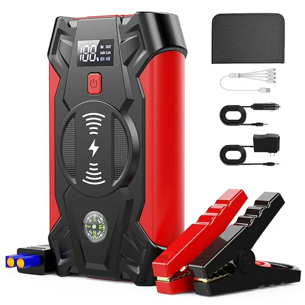 39800mAh Car Jump Starter with Wireless Charging