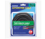 Narva Twin Core 3mm 19A 5M Red/Black Cable