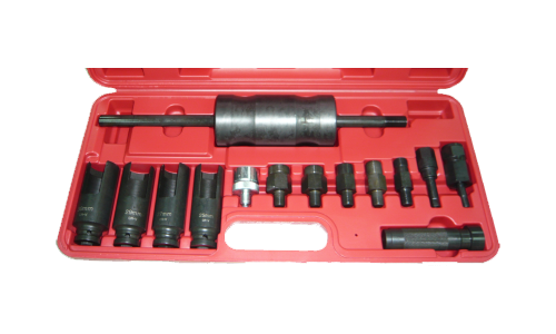 Injector Extractor & Common Rail Puller Kit, 14 Piece