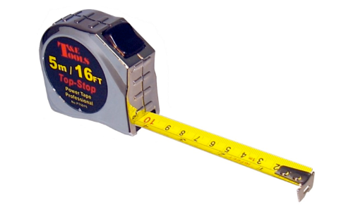 5m Professional Tape Measure with Shock Absorbing Bumper