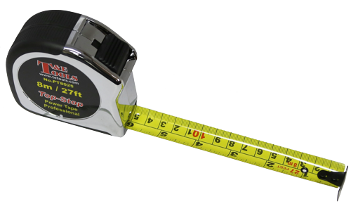 8m Professional Tape Measure with Shock Absorbing Bumper
