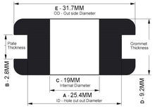 Load image into Gallery viewer, BLACK PUSH LOCK HOSE -12 3/4"3M RUBBER 19mm ID 25.4mm OD