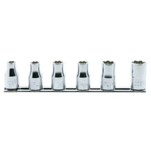 Load image into Gallery viewer, 6 Piece 1/2" Drive Torx Plus EPL Socket Set on Rail