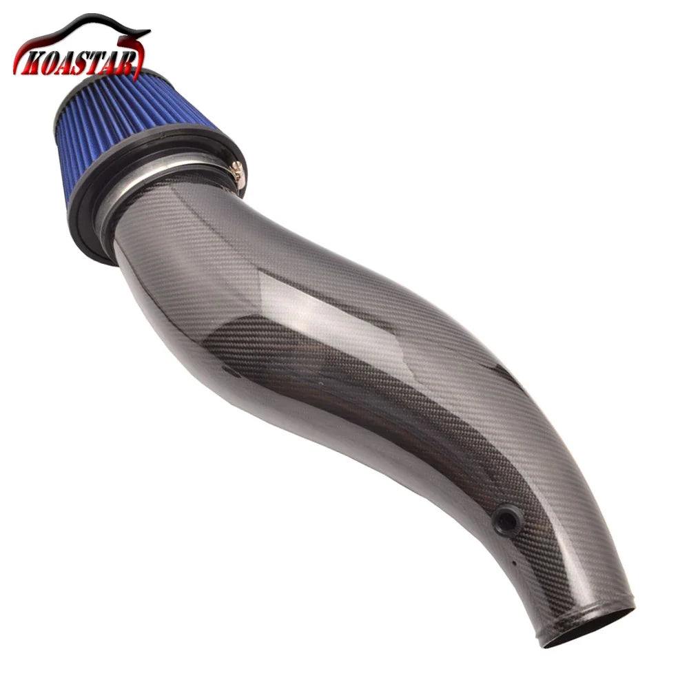 Real Carbon Fiber Air Intake Pipe & Cold Air Intake System Custom Fit for Honda Civic EG EK Engine Car Application
