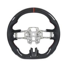 Load image into Gallery viewer, Real Carbon Fiber Flat Sport Steering Wheel Fit for Ford Mustang 2018-2024 Shelby GT500/GT350