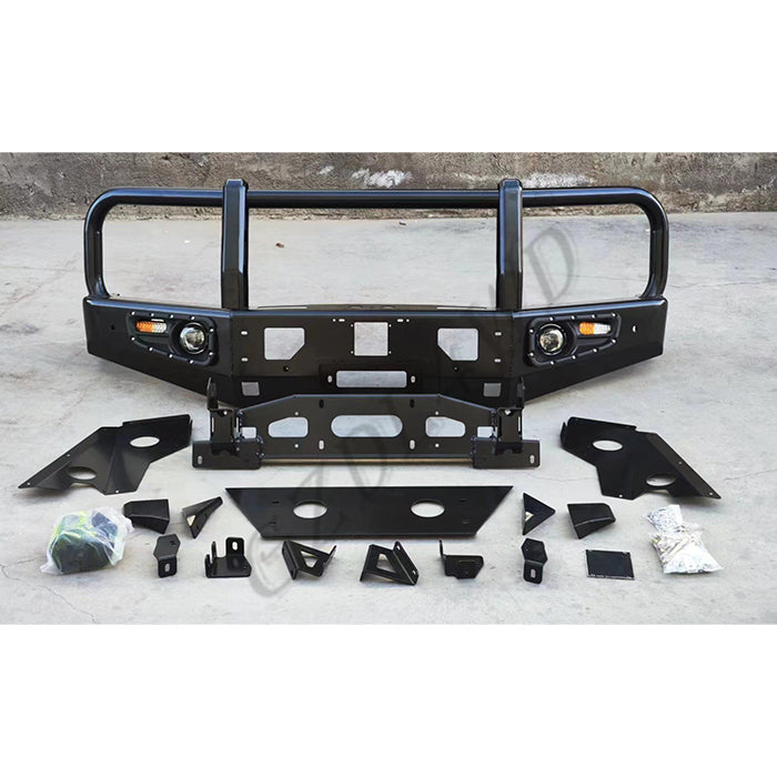 Rolled Steel Bumper Front Bumper for Ranger T9 2022 2023 4x4 Bull Bar Bumper Guard