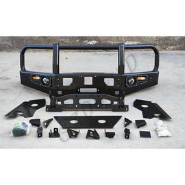 Rolled Steel Bumper Front Bumper for Ranger T9 2022 2023 4x4 Bull Bar Bumper Guard