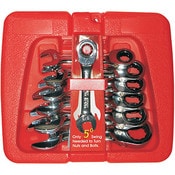 Load image into Gallery viewer, Stubby Gear Ratchet Wrench Set 7pc SAE