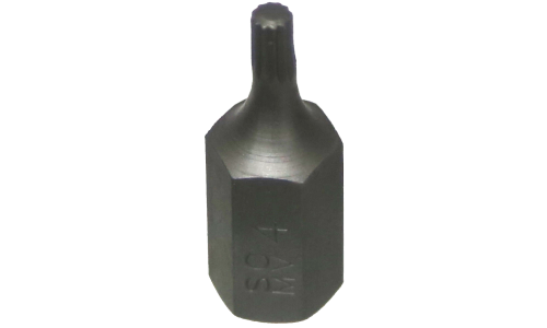 10mm Hex Triple Square Insert Bit, M4 x 30mm