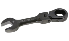 Load image into Gallery viewer, 14mm Stubby Flex-Head Gear Ratchet Wrench