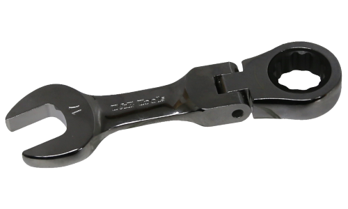 17mm Stubby Flex-Head Gear Ratchet Wrench