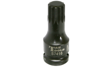Load image into Gallery viewer, M16 x 60mm Multi Spline Impact Bit Socket 1/2" Drive