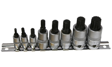 Load image into Gallery viewer, 1/4", 3/8" &amp; 1/2" Drive Multi Spline Bit Socket Set