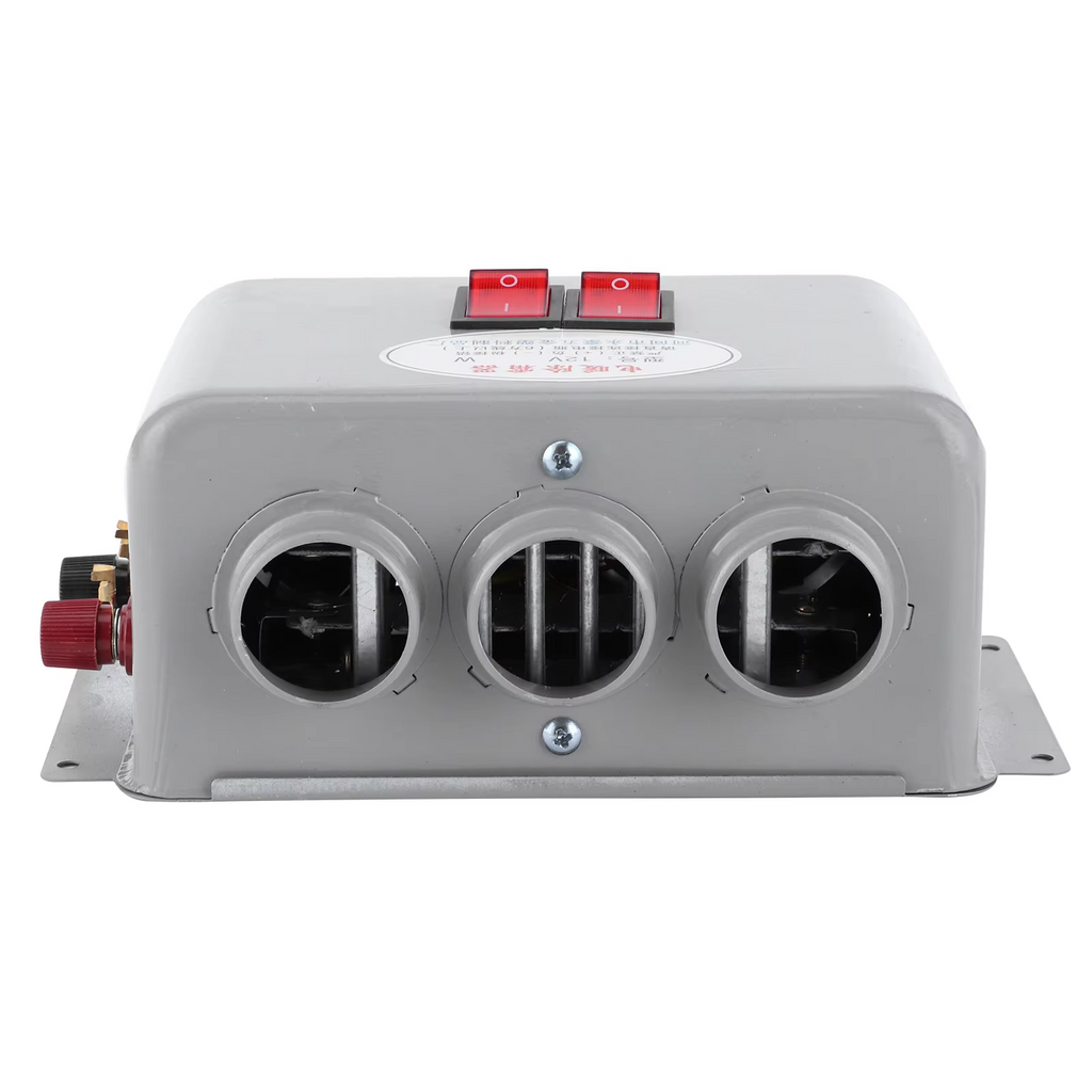 Car Heater – 12V 600W-800W Compact 3-Hole Fast Heating Defroster for Winter Frost Removal & Low-Noise Operation