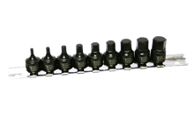 Load image into Gallery viewer, 1/4" Drive Metric In-Hex Impact Bit Socket Set, 9 Pieces