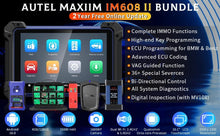 Load image into Gallery viewer, Autel MaxIM IM608 PRO Ⅱ Key Programming Diagnostic Scanner (Full Kit)