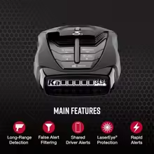 Load image into Gallery viewer, Radar Detector | Long-Range Detection, Bluetooth Connectivity &amp; Drive Smarter Technology
