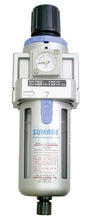 Load image into Gallery viewer, 1/4" Air Filter and Regulator with Semi-Auto Drainer