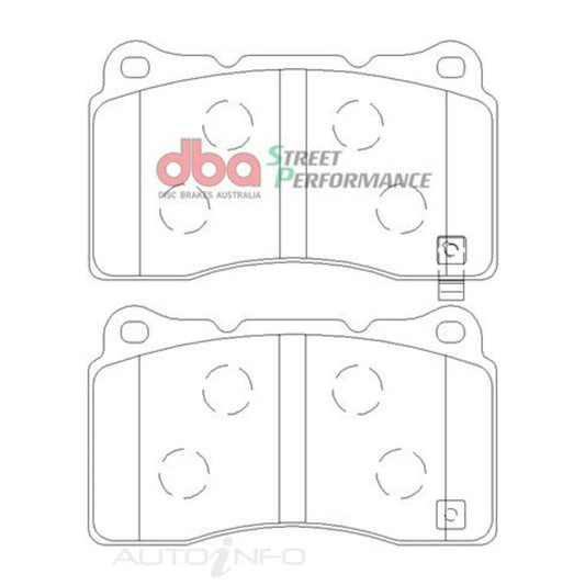DBA Street Performance Disc Brake Pads - DB1678SP - AutoCentre Parts New Zealand