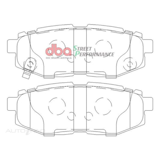 DBA Street Performance Front Pads / Subaru BRZ/Toyota GT86 - AutoCentre Parts New Zealand