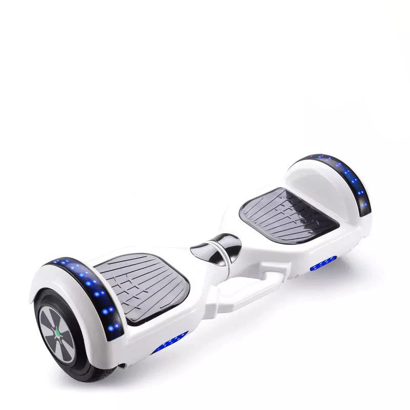 60cm Self-Balancing Hoverboard Scooter – Electric Hoverboard Skateboard (White)