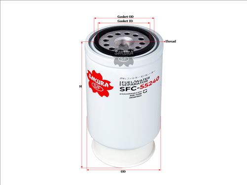 Fuel Water Separator Filter 27 Sfc-55240