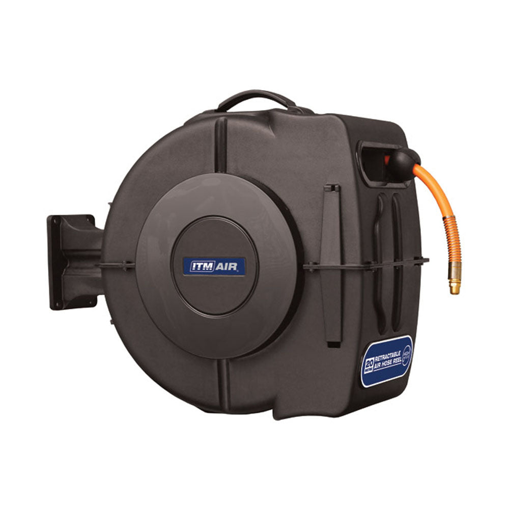Retractable Air Hose Reel 20M With 10mm Hybrid Polymer Hose