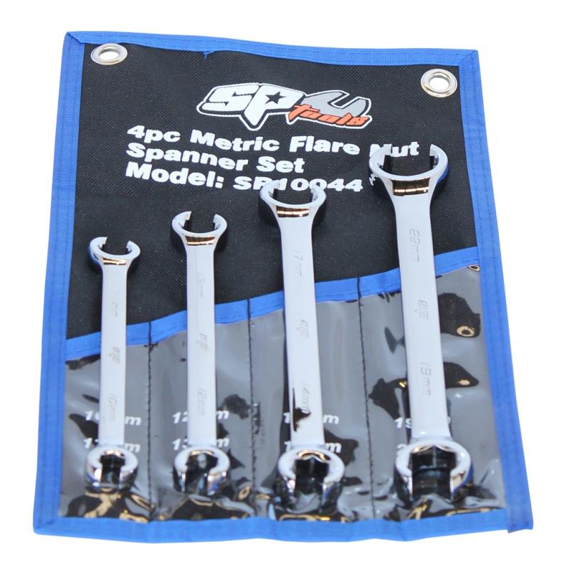 Flare Nut Metric Spanner Set, 4 Piece