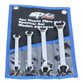 Flare Nut Metric Spanner Set, 4 Piece