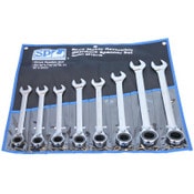 Load image into Gallery viewer, Gear Drive ROE Spanner Set - 15° Offset - Metric - 8pc