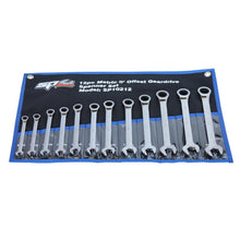 Load image into Gallery viewer, 12 Piece Gear Drive Combination ROE Metric Spanner Set