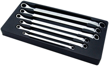 Load image into Gallery viewer, 6 Piece Long Double Ring Metric Spanner Set